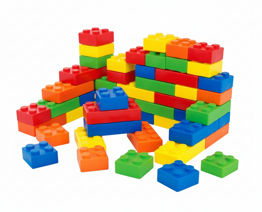 Play Education Co | Curated Educational Resources & Toys jumbo outdoor building blocks in vibrant primary colours
