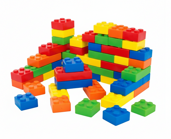 Play Education Co | Curated Educational Resources & Toys jumbo outdoor building blocks in vibrant primary colours
